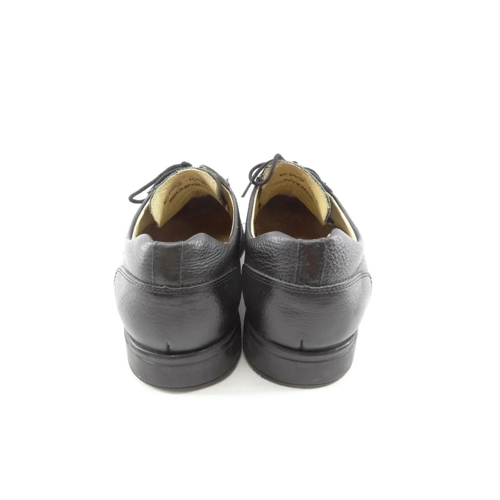 Studio Belvedere BAY BRIDGE Black Leather Mens Oxford‎ Dress Shoes Sz 10.5 D